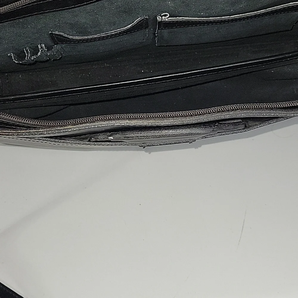 Vintage Hartmann Black Leather Briefcase